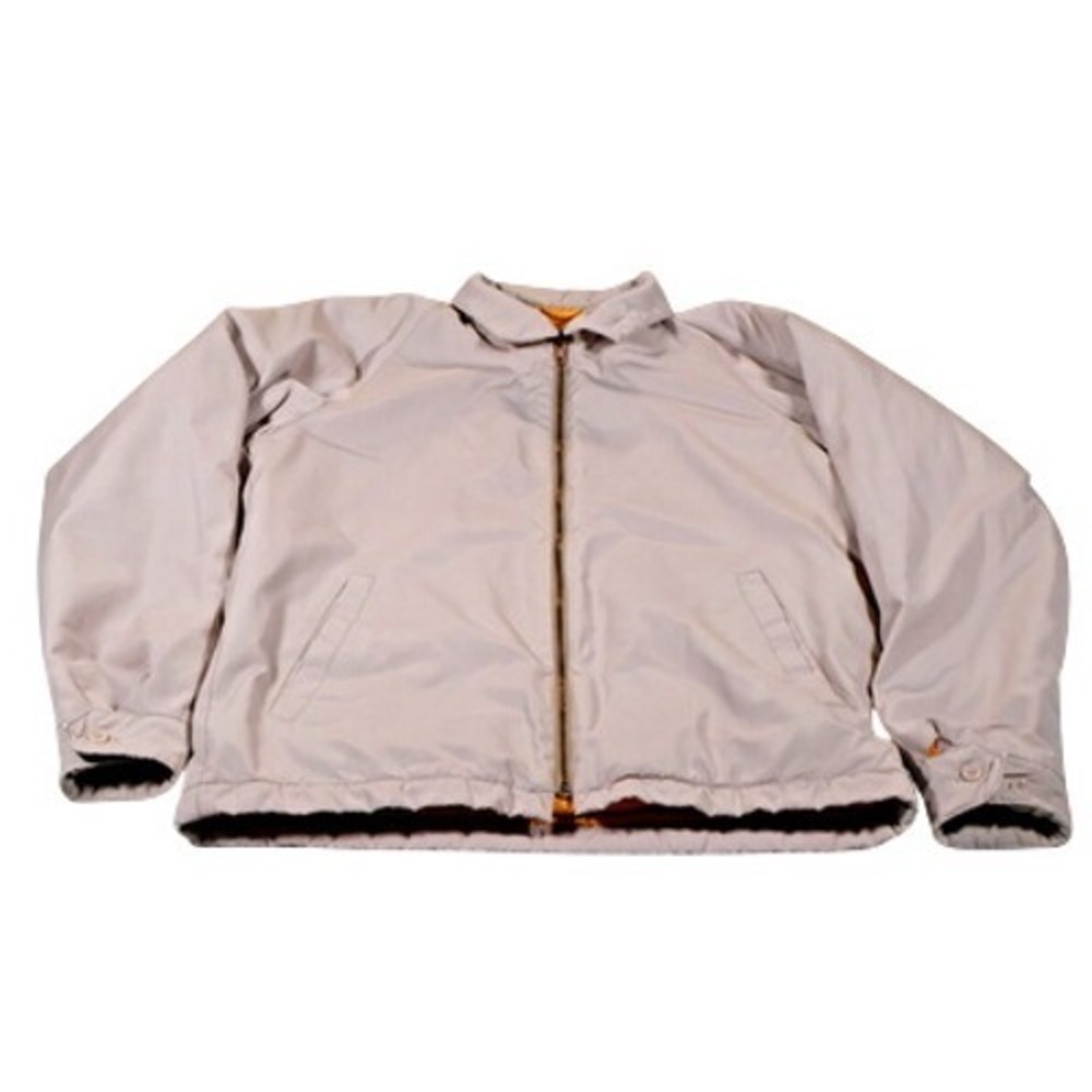 Vintage London Fog Jacket Mens 38 Regular‎ Beige Zip Up Weatherwear Coat 90s